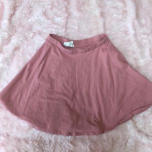 Flowy Pink Skater Skirt